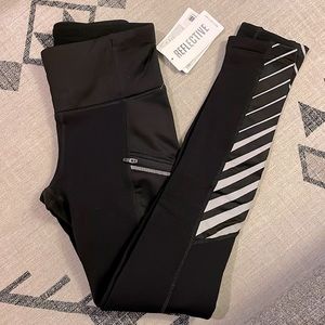 Athleta Shine Stripe Polar Racer Tight